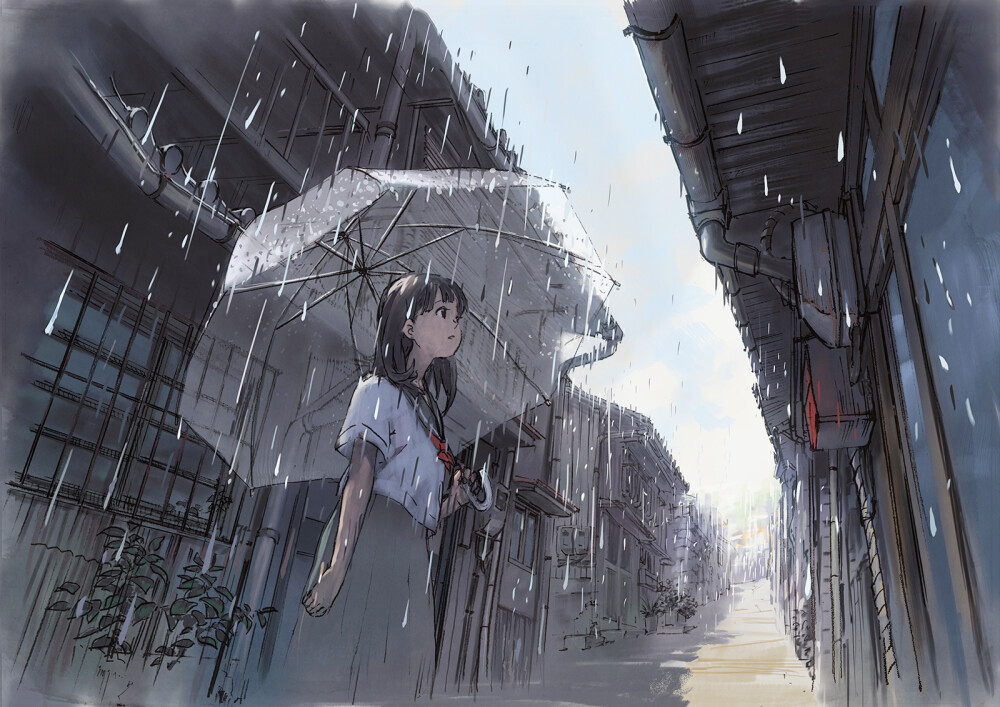 雨中的動(dòng)漫溫情，下雨天里的日常故事